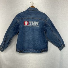 Vintage The Nashville Network Blue Denim Embroidered Jacket Women’s L/XL