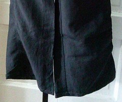 90’s UNIONBAY Black Slick Nylon Cargo Trouser Pants Slacks 1