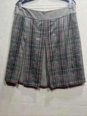 Vintage 90’s Y2K Phantom Gray Check Suit Women Skirt & Jacket Set