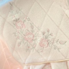 Heavenly Bodies Miss Elaine Nightgown Large Long Sleeve Embroidered Front Zipper