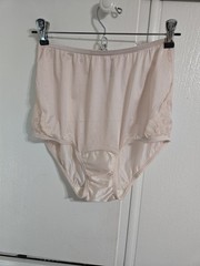 Vintage VANITY FAIR PANTIES Pink Nylon Underwear SZ 5/S