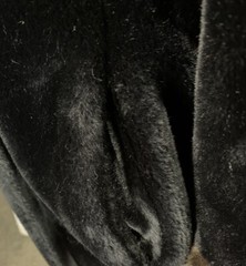 Vintage Black Faux Fur Coat Ultra-Seal Sportowne New York Women’s 12 Made In USA