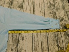 VTG 3 PIECE PAJAMA SET 1960’s BABY DOLL TOP PANTS ROBE EMBROIDERED FLOWERS sz L