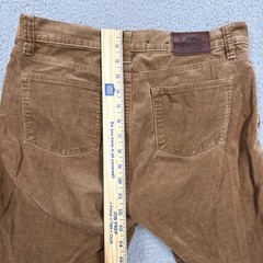 Lauren Jean Co Ralph Pants Womens Size 10 Petite Brown Corduroy Straight Vintage
