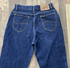 Lee Riders Women’s Blue Jeans Made in USA Size 12 (W27 L33) Vintage 80s