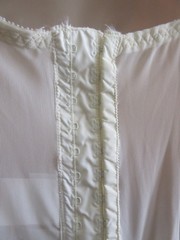 DELICATES IVORY BRIDAL HONEYMOON garters CORSET bra Embroidery Lace UW sz 36/M