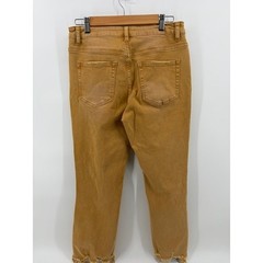 Vervet Blue Jeans Sun Beige Factory Distressed Raw Hem Preppy, Women’s Size 30