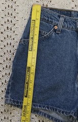Vintage 90s Levi’s 912 Womens Jean Shorts Slim Fit Orange Tab High Rise Y2K Sz 7