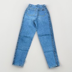 Vintage 80s Calvin Klein Mom Jeans 24×30 Union Stamp Label USA Made High Waist