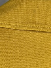 Vintage 70’s Butte Knit Womens Coat Jacket Mustard Yellow Polyester Wool Sz M/L