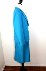 Quiet Luxury Heritage Classic VTG HENRY LEE Set Jacket Dress Blue MOD 14P