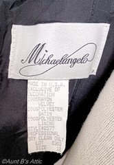 Gown Vtg 90’s Michaelangelo Prom/Bridal/Special Occasion Blk/Slv Gown Size 12