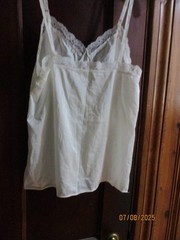 Vintage Ivory Deena Nylon Camisole Sz 36 Preowned
