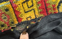 Vintage Country Pacer Tapestry Carpet Womens Coat 70s Boho Size S Flaws