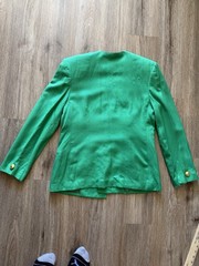 VTG 80s JH Collectibles Green Skirt Suit Set Jacket 6 Skirt 8 St Patrick’s Day
