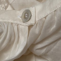 Edwardian Cotton Lace Petticoat Skirt Ruffles Antique Original 1900’s 26” Waist