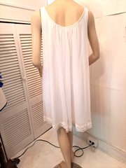 VTG 50’s/60’s SHADOWLINE Nylon LACE Midi NIGHTGOWN & ROBE Romantic Lingerie Set
