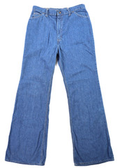 Vintage 70s LEVI’S LEVIS USA Women’s 31 x 33 10 Blue Denim Wide Flare Leg Jeans