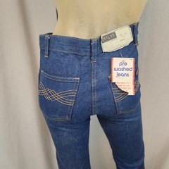 Vintage Dee Cee High Rise 25W USA Denim Blue Jeans Pants Misses Size 3 / 4 NEW
