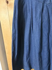 VTG 90s Dark Jean COTTAGECORE PRARIE Cowgirl Skirt NWOT Waist 36” Sz 16 XL