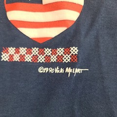 Screen Stars Best T Shirt Womens Large Rocking Horse 90’s Graphic USA Made VTG