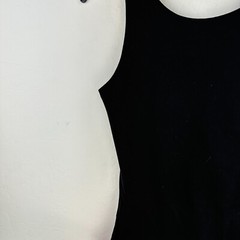 Maidenform Bodysuit Tank Womens XL Black Floral Lace V-neck Stretch Shapewear