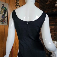 Vintage 80s New Wave Op Art Harlequin Geo Color Block Mini Party Shift Dress S