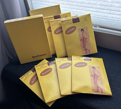 Vintage Burlington Sheer Panty Hose #361 Cafe Brazil Lot 7 – 2 Boxes, Medium NOS