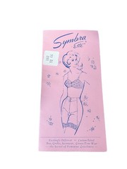 RARE Vtg Symbra Ette Bra NOS 32CC Style 162 1960s 60s New NOS White Beginner