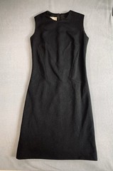 Vintage 60s/70s Black Chiffon Party Cocktail Dress Sz 6 Union Made – USA