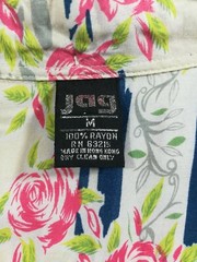 Vintage 80s JAG Floral Blouse /Double Pockets/ Size MEDIUM
