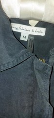 Young Broke Navy Utility Jacket, Lightweight, Button-Front, Preppy Style