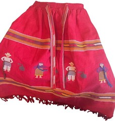 VTG 2 PC Set SkirtChavela Gay France Mexican Southwestern Tribal Embroidered MED
