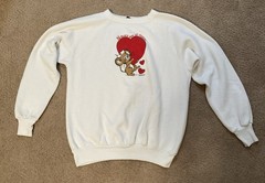Vintage 80s/90s “Nurses are all Heart” White Medium Women’s Sweater