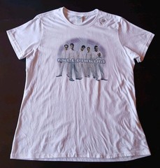 backstreet boys ladies large millenium t shirt nws 1999 defect