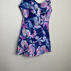Vintage Rose Marie Reid Swim Bathing Suit Pin Up Blue 1960s Size 12