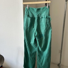Vintage 1950s Green Side Zip Pants Stockton of Dallas 25” Women’s