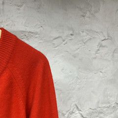 Dalton 100% Cashmere Cardigan Sweater Grandpa Hipster Red True Vintage 1960s