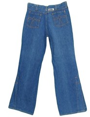 1970s Vintage Live Ins Bell Bottom Jeans 30×31.5