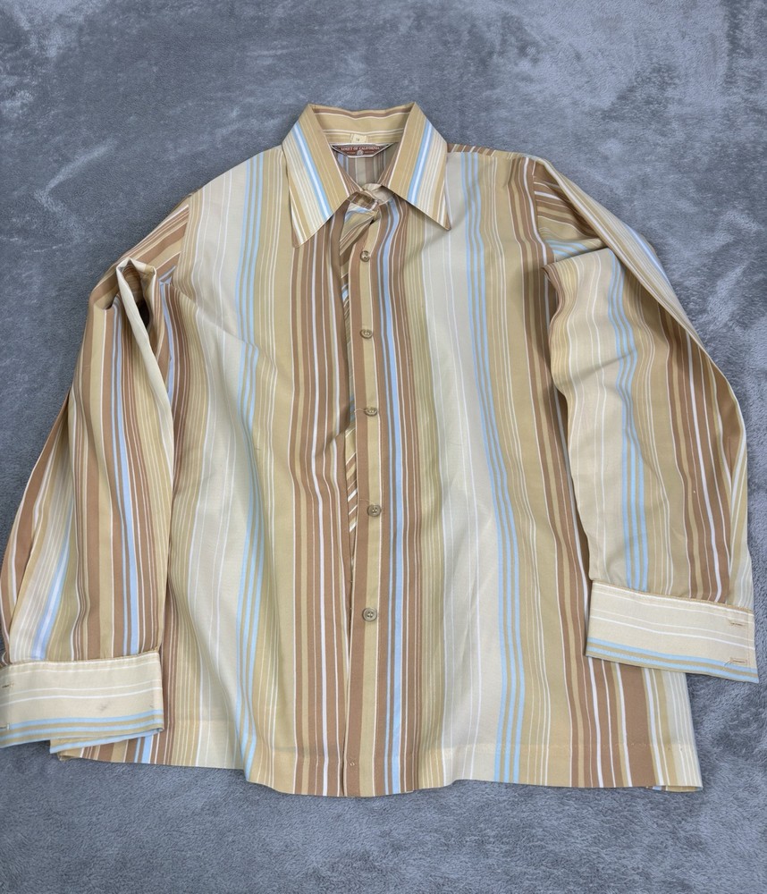 Vintage 70s Koret Of California Long Sleeve Button Down Shirt Women’s Size 18