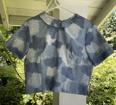 Teddi Of California vintage blouse back button-up Top