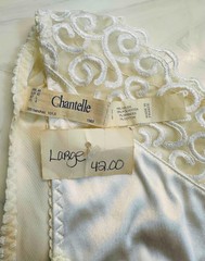 Vintage CHANTELLE Luxurious Chantilly Sheer Lace Bikini Panties Sz Large