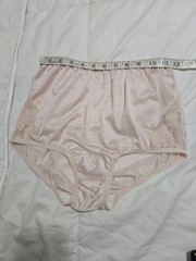 Vintage VANITY FAIR PANTIES Pink Nylon Underwear SZ 5/S
