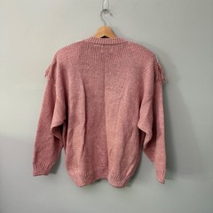 Vtg Women’s Handknit Cardigan Sweater Plus Size 24W Cottagecore Chunky Knit NWT
