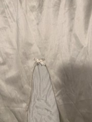 Dawn to Dusk Ivory Half Slip Nylon Size Large L 30/32 Lace Trimmed Elastic Waist