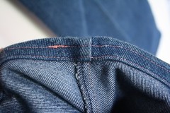 Vtg Lee 13 Blue Jeans 29″ Waist Denim Cotton Poly USA Union Made