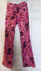 Vintage Cimarron Designer Women’s Pink Red Floral Jeans W 30 Washable