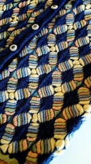 SCOTLAND WOOL Amazing Vintage Pure Virgin Wool Cardigan Sweater
