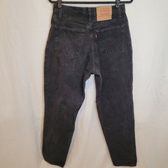 Vintage Levi’s 551 Relaxed Tapered Size 12 Made in USA 1996 Black Washed