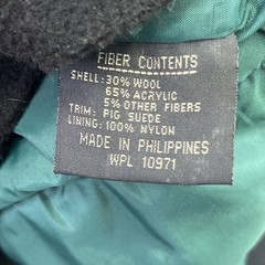 Braetan Womens Coat Color Block Design Wool Blend Jacket Medium Vintage